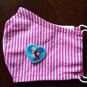 Face Mask ADULT Removable Pink FROZEN Princess